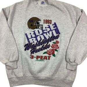 Vintage Washington Huskies 1993 Rose Bowl 3-peat Crewneck